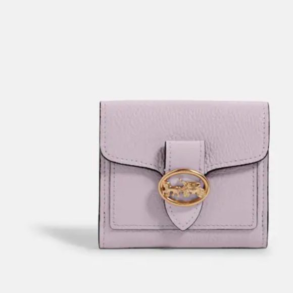Coach Georgie Lilac Leather Crossbody and Wallet - Picture 5 of 6